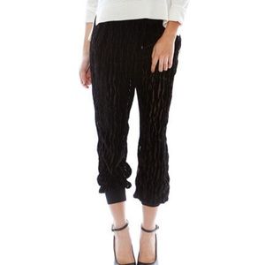 Haute Hippie Black Suede Pants